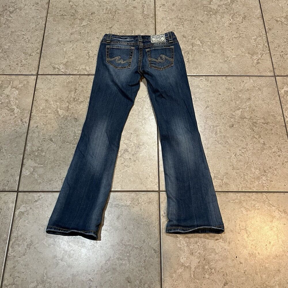 Anoname Jeans Womens 27 Blue Joelle Boot Cut Medium Wash Casual Ladies